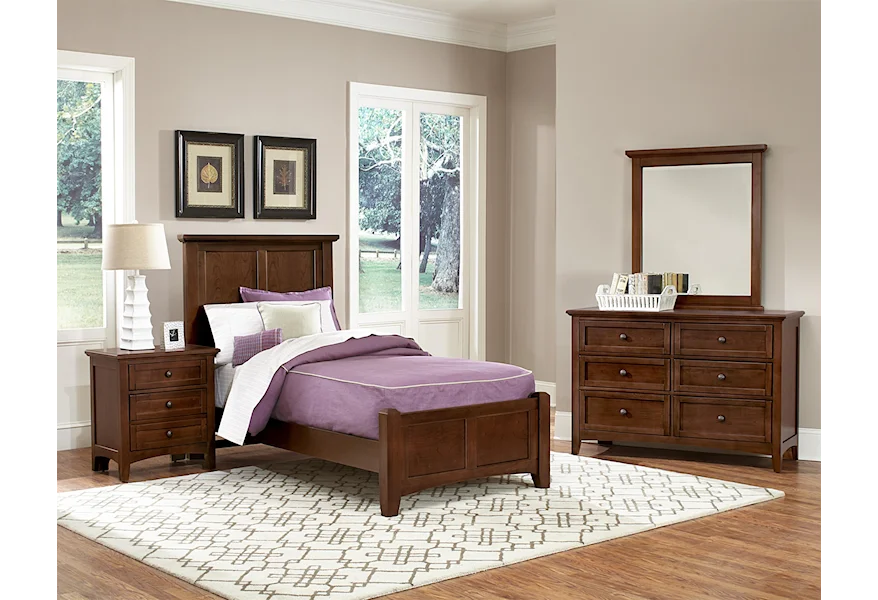 Bonanza Twin Bedroom Group by Vaughan Bassett at Esprit Decor Home Furnishings